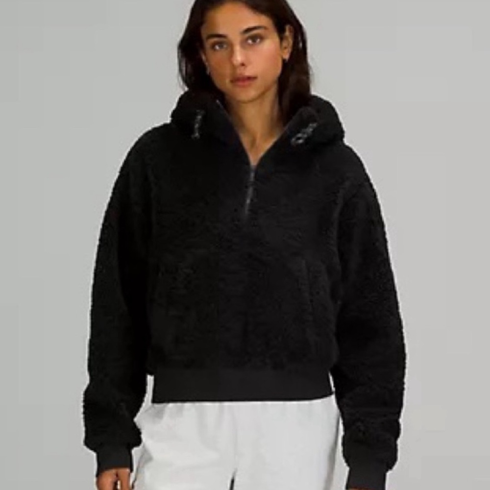 Lululemon textured fleece 1/2 zip